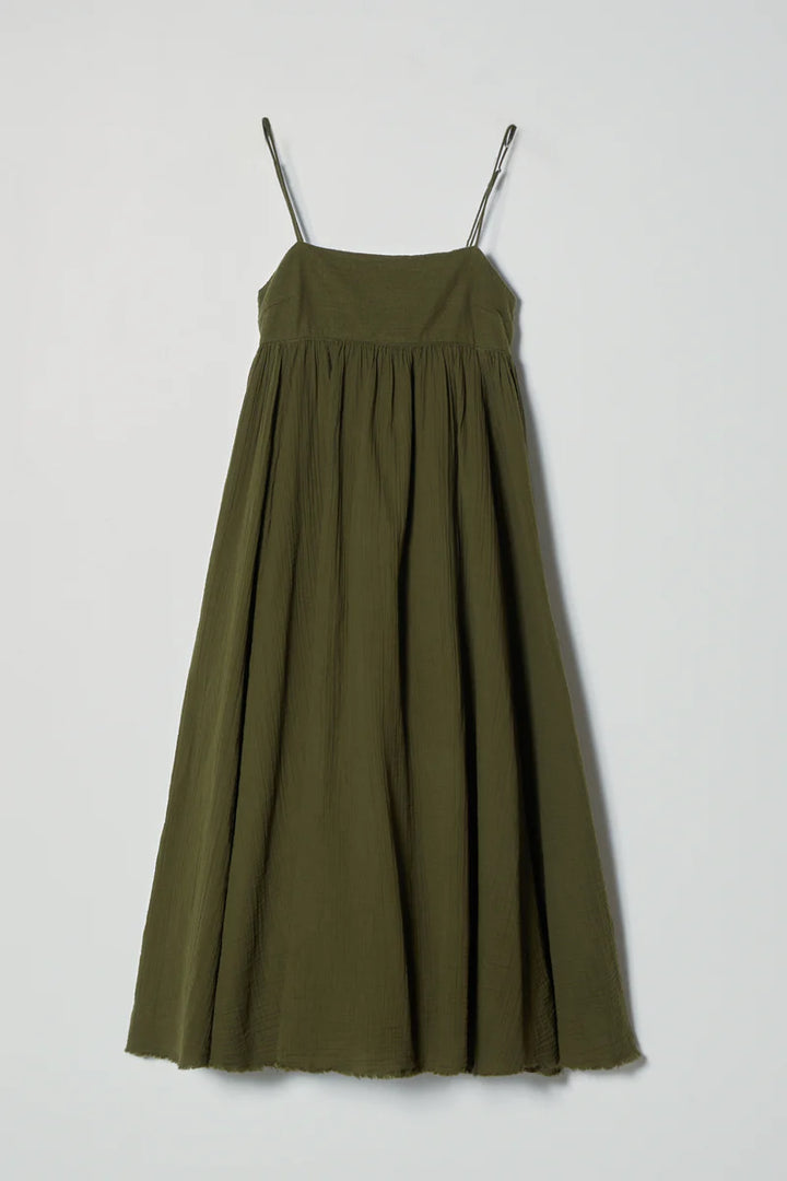 Atelier Delphine – Arquette Dress in Hunter Green
