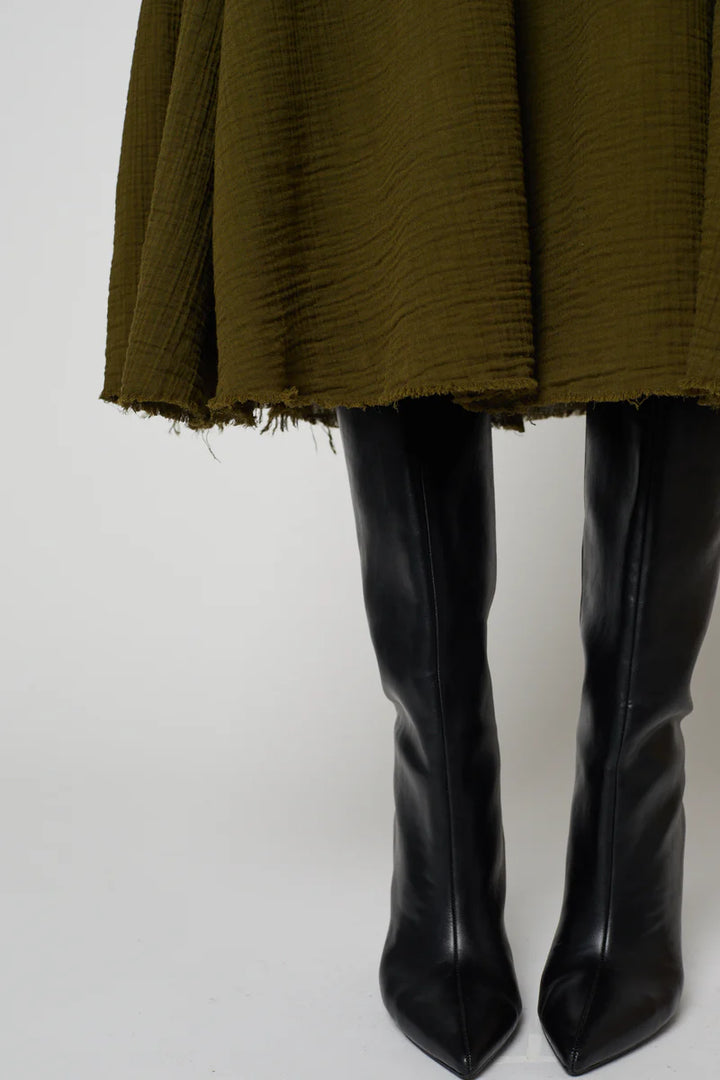 Atelier Delphine – Arquette Dress in Hunter Green
