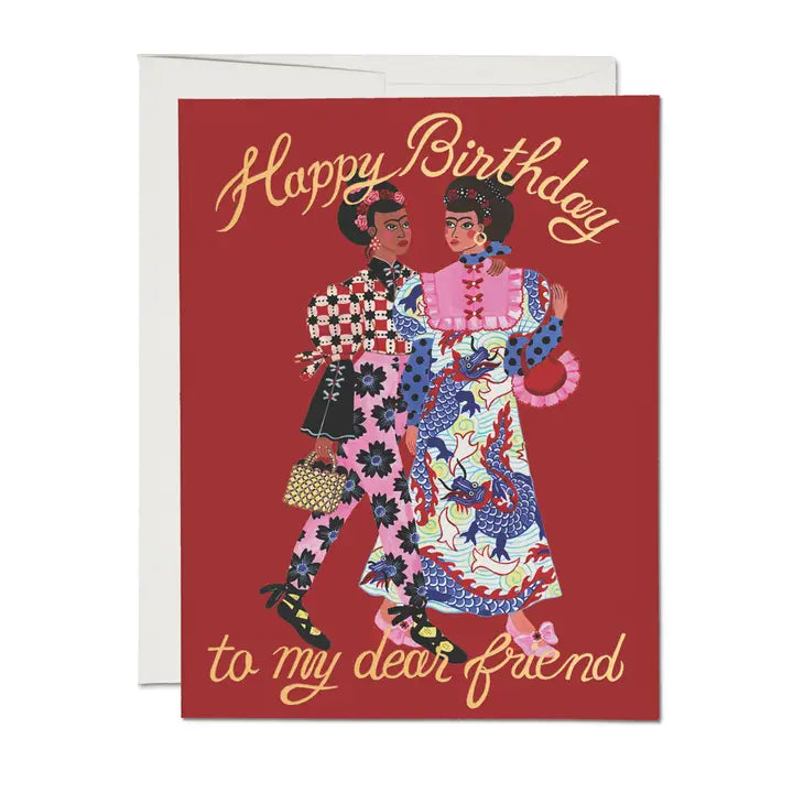 Red Cap Cards - Fashion Friends