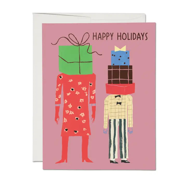 Red Cap Cards – Gift Heads Holiday Greeting Card