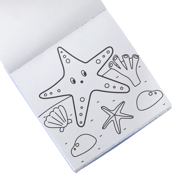 Ooly – Sea Life Carry Along Crayon & Coloring Book