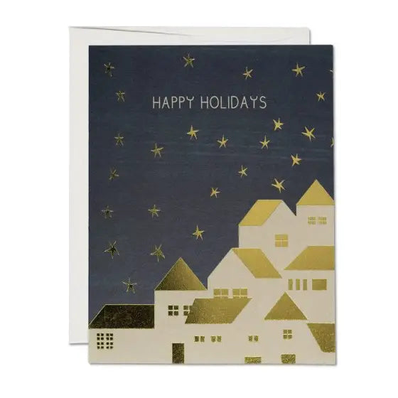 Red Cap Cards – Gold Houses Holiday