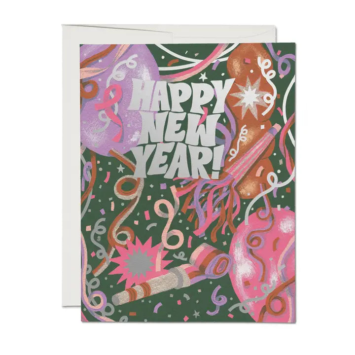 Red Cap Cards – New Year's Noise Holiday Card