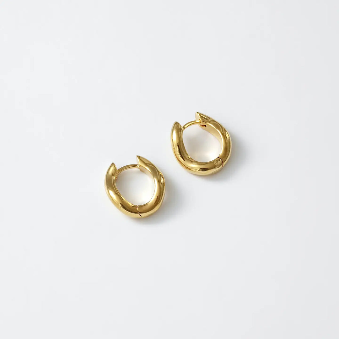 Wolf Circus Jewelry – Rowan Hoops in Gold