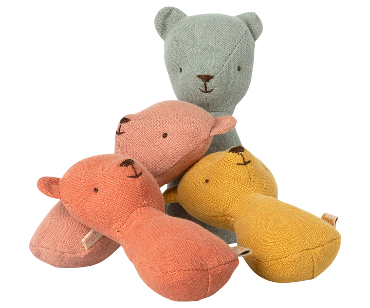 Maileg – Teddy Rattle in Assorted Colors