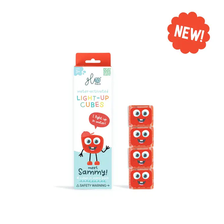 Glo Pals Sammy Red Light-Up Cubes