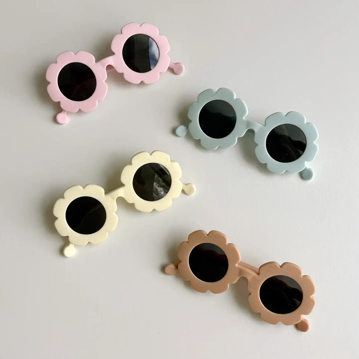 Flower Flexible Frame Baby Sunglasses