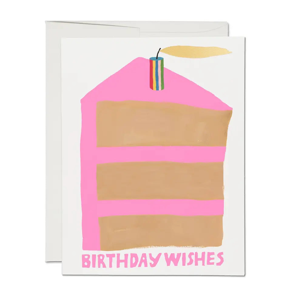 Red Cap Cards - Piece of Cake Birthday Card