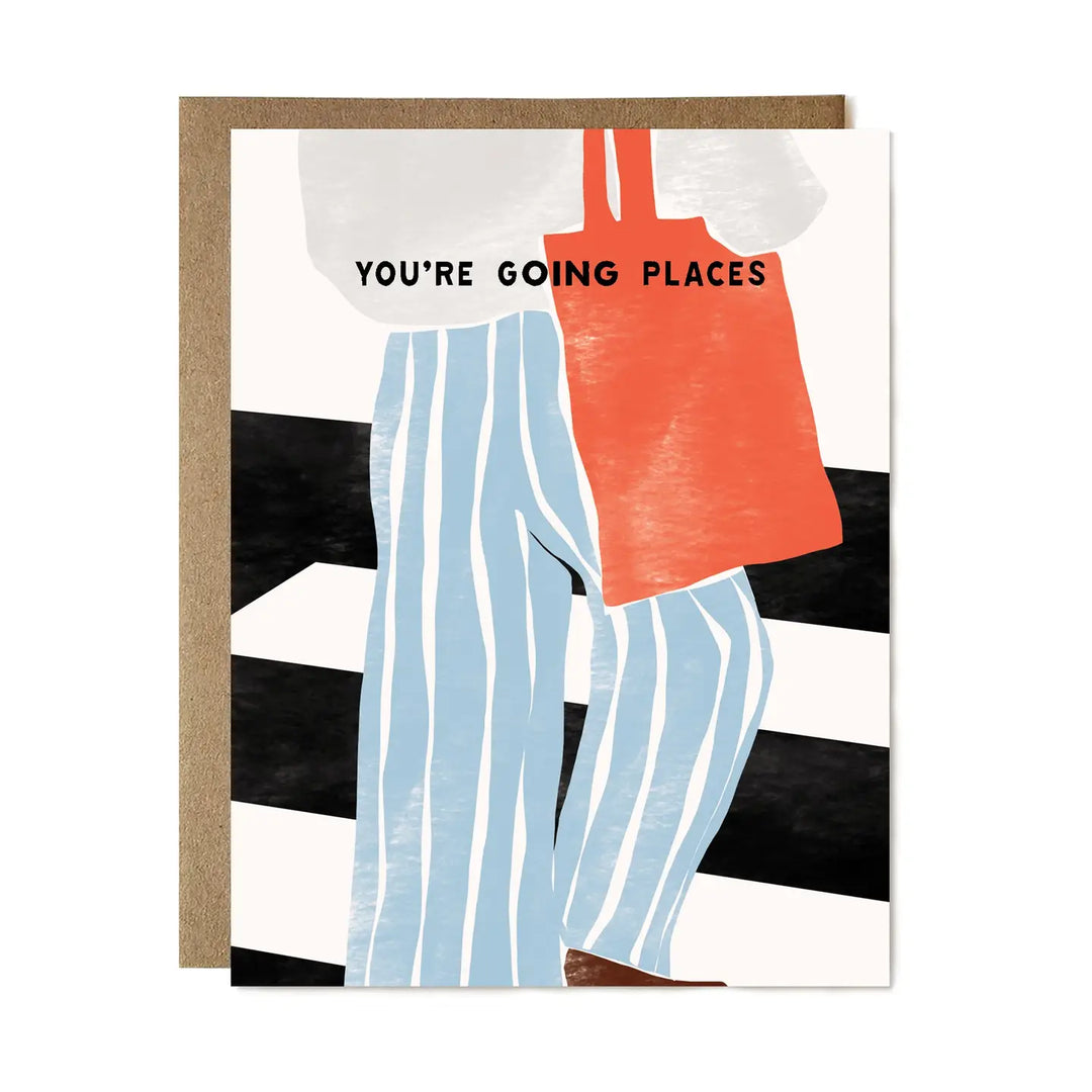 Ula Bloom - You're Going Places Greeting Card