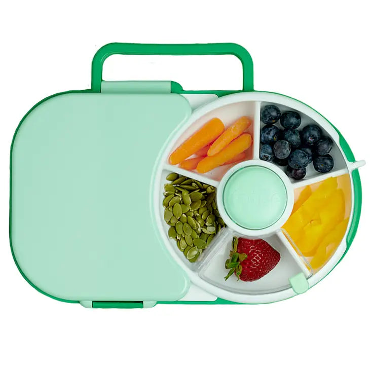 Gobe Kids - Lunchbox with Snack Spinner in Sage