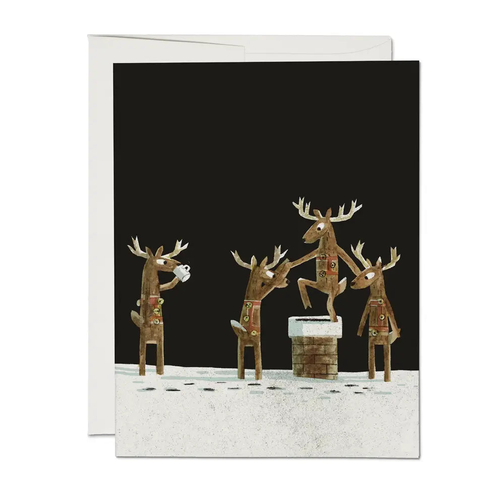 Red Cap Cards – Down the Chimney Holiday Card