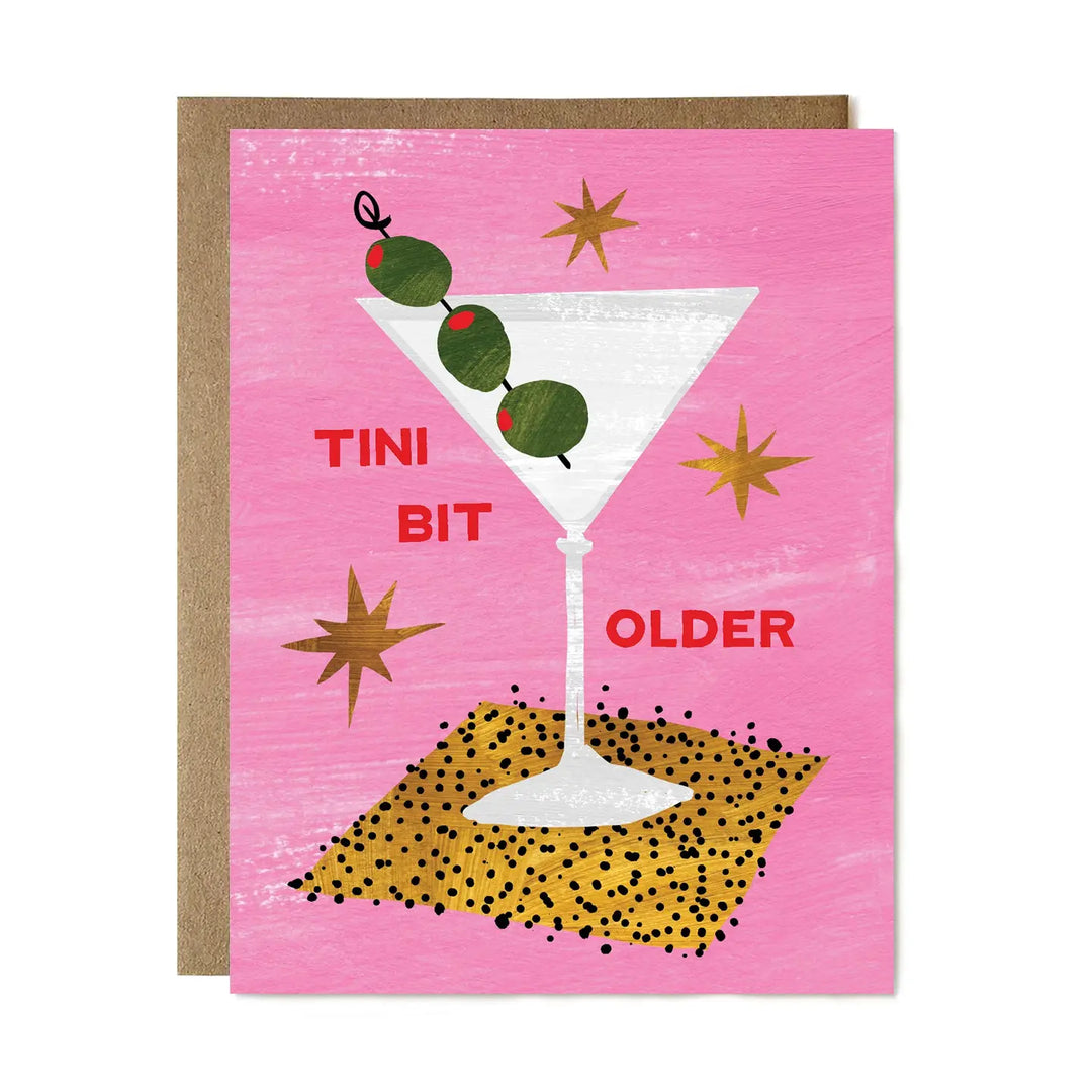 Ula Bloom - Tini Bit Older Birthday Greeting Card