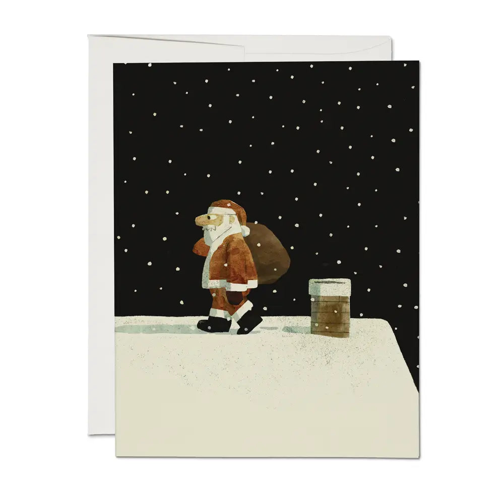 Red Cap Cards – Up on the Housetop Holiday Card