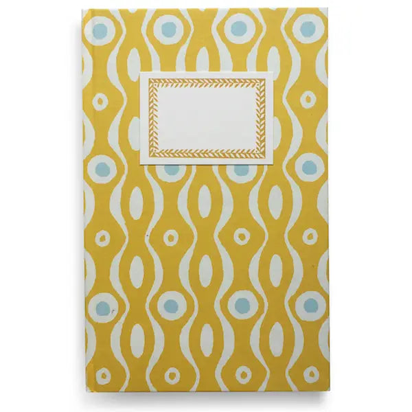 Cambridge Imprint - Hardback Notebook in Persephone Mustard and Turquoise