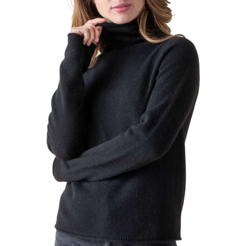 Margaret O'Leary – Kelsey Turtleneck in Black