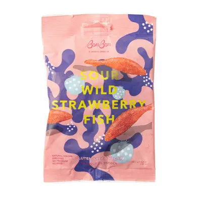 BonBon NYC – Sour Wild Strawberry Fish