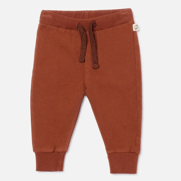 My Little Cozmo – Altair Soft-Touch Fleece Baby Pants in Brown