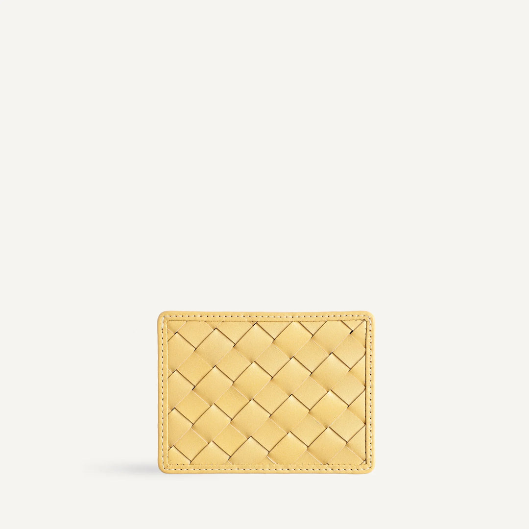 Bembien - Nico Card Case in Carre Weave Sun