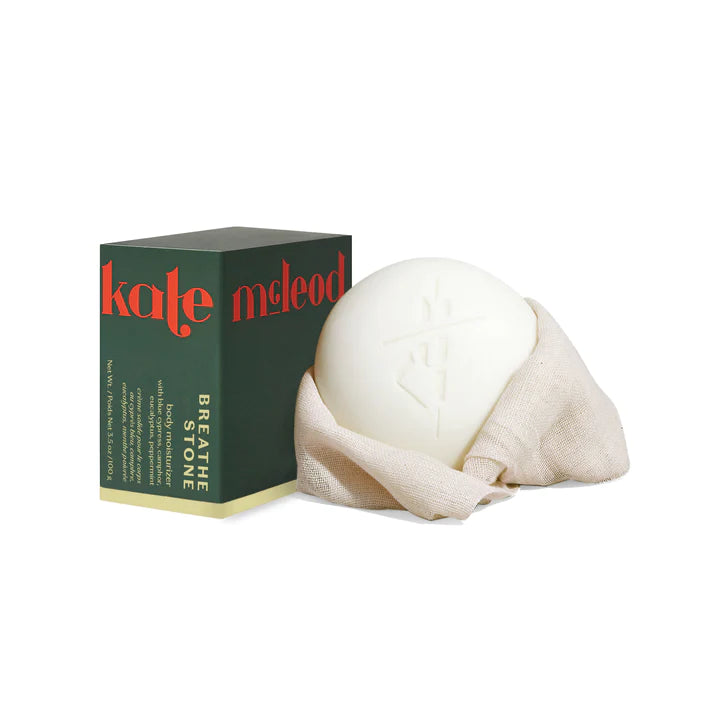 Kate Mcleod – Breathe Stone Solid Lotion Bar