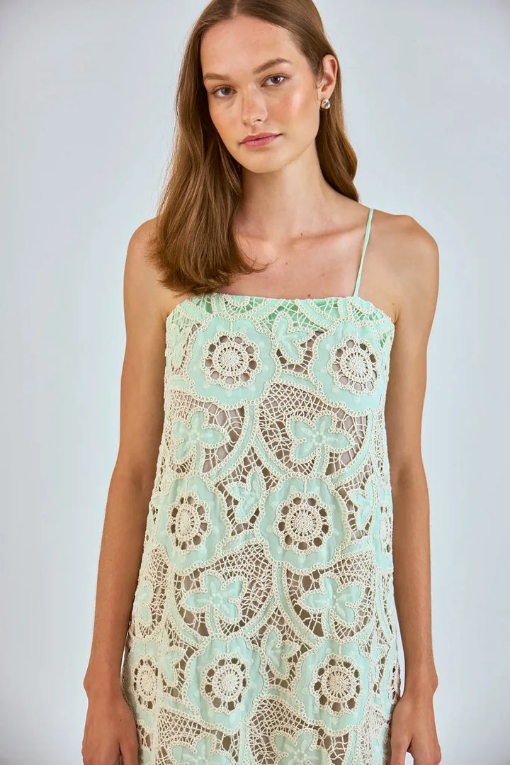 Hunter Bell - Carrie Dress in Lagoon Lace