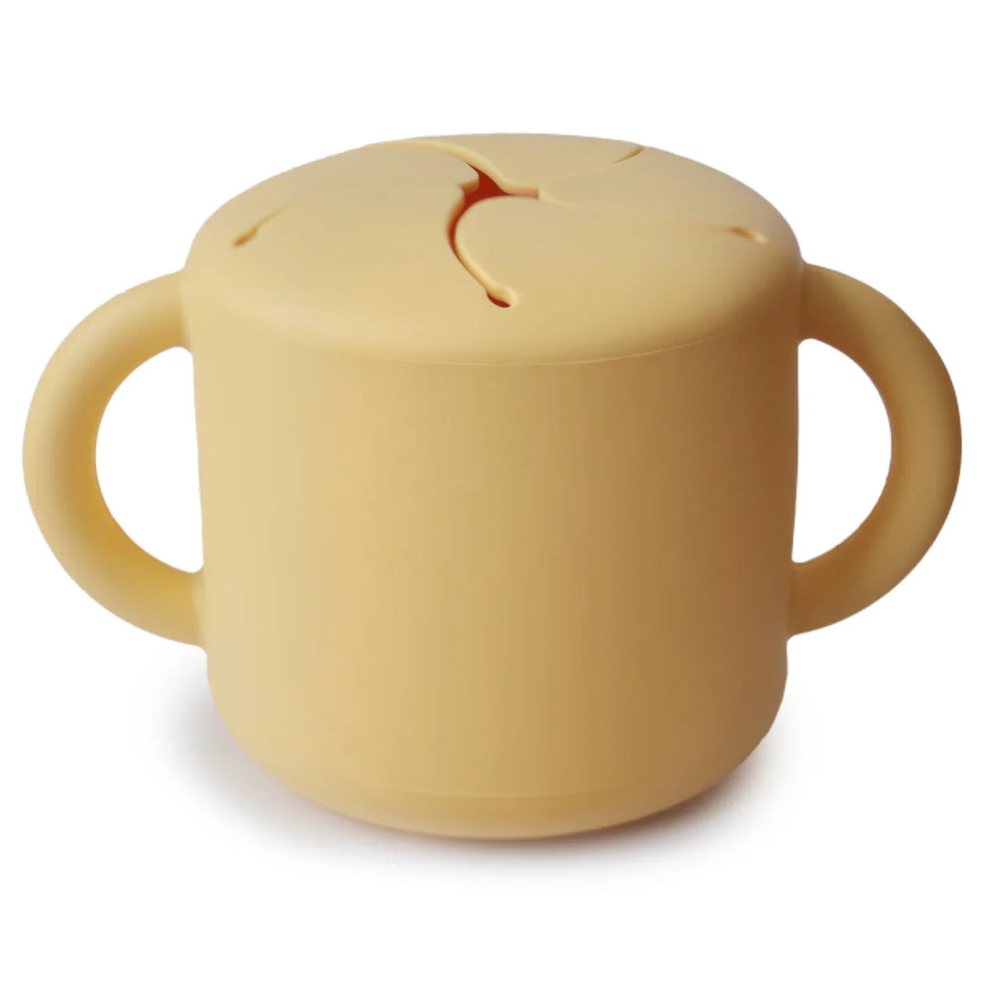 Mushie - Silicone Snack Cup in Daffodil