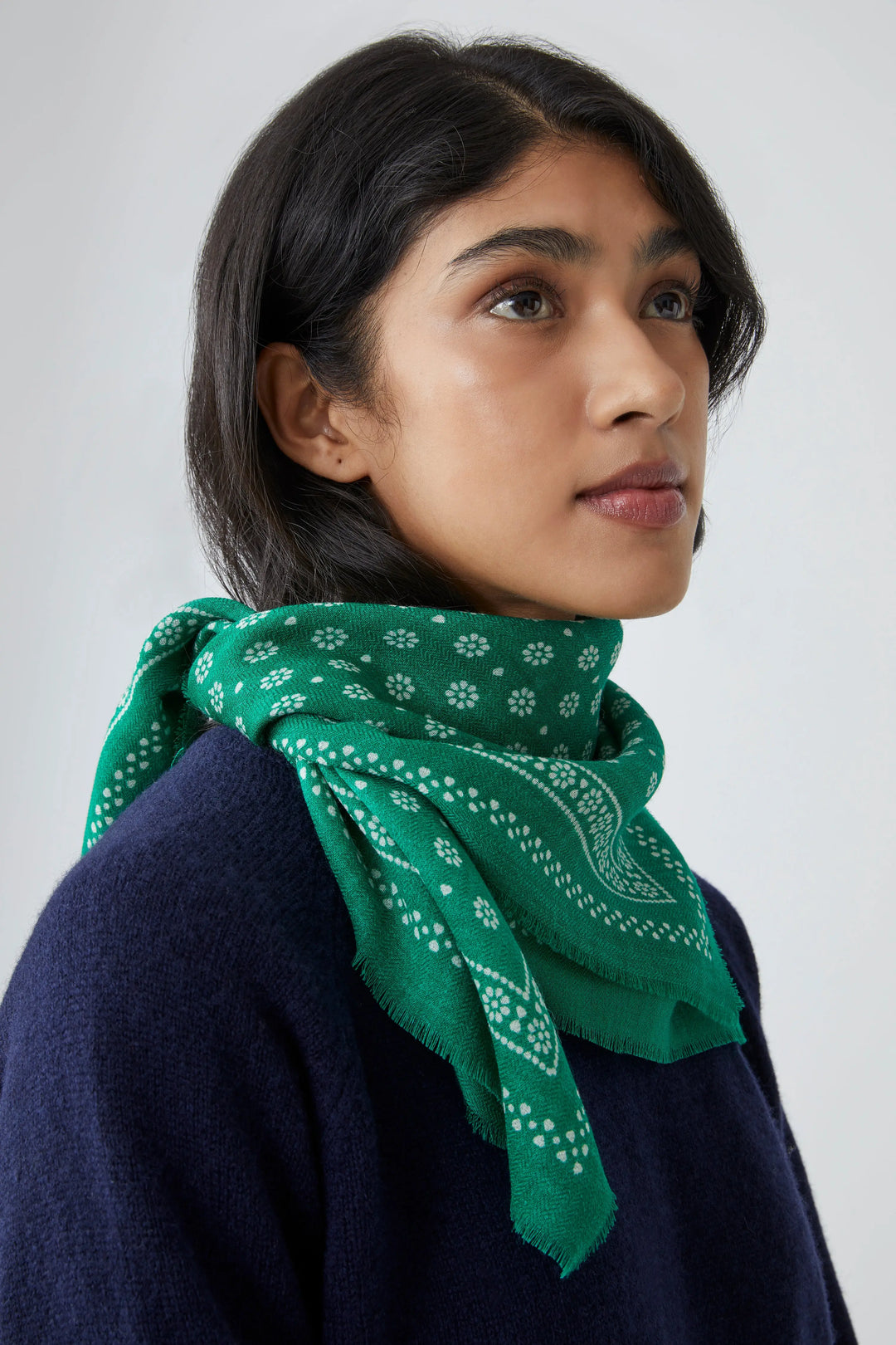 Moismont – Scarf No. 676 in Oxford Green