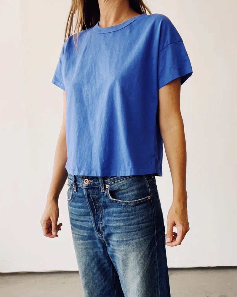 Hey Gang – The Boxy Tee in Periwinkle