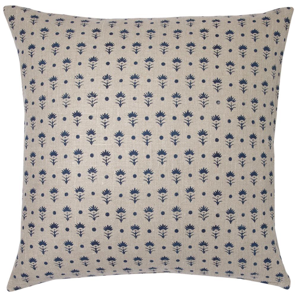 Mira Indigo 20"x20" Pillow with Insert
