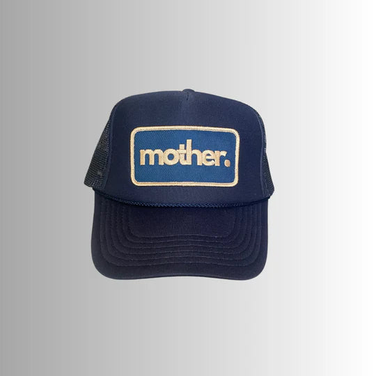 Mother Patch Trucker Hat in Navy