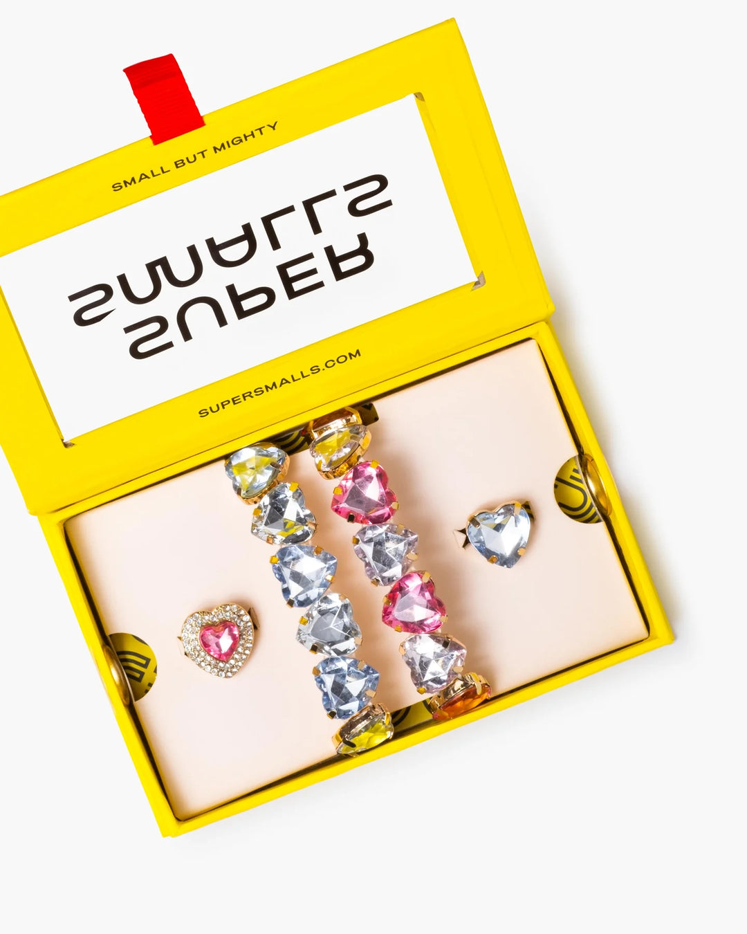 Super Smalls – Pink & Blue Gem Heart Bracelet Kit