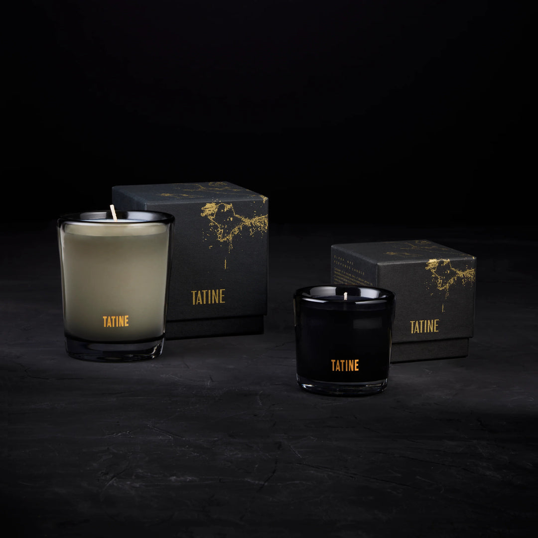 Tatine - Kashmir Candle – 3oz Petite Black Wax