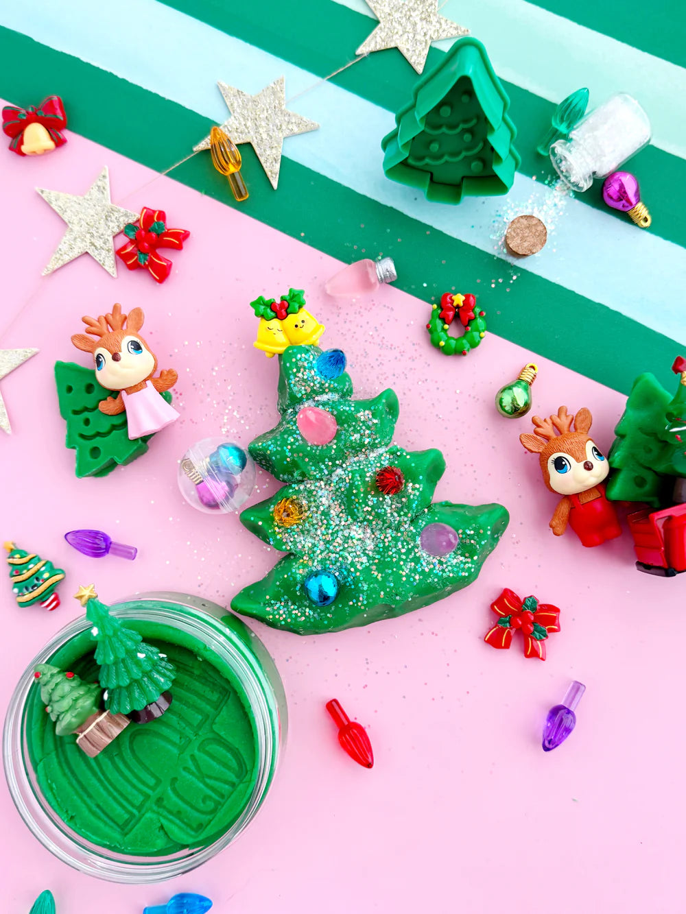 Earth Grown KidDoughs - Trim-A-Tree Kid Dough Play Kit