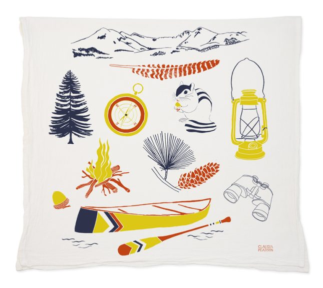 Claudia Pearson – Wilderness Tea Towel