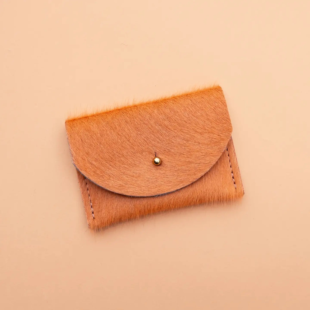 Primecut – Peach Cowhide Card Holder