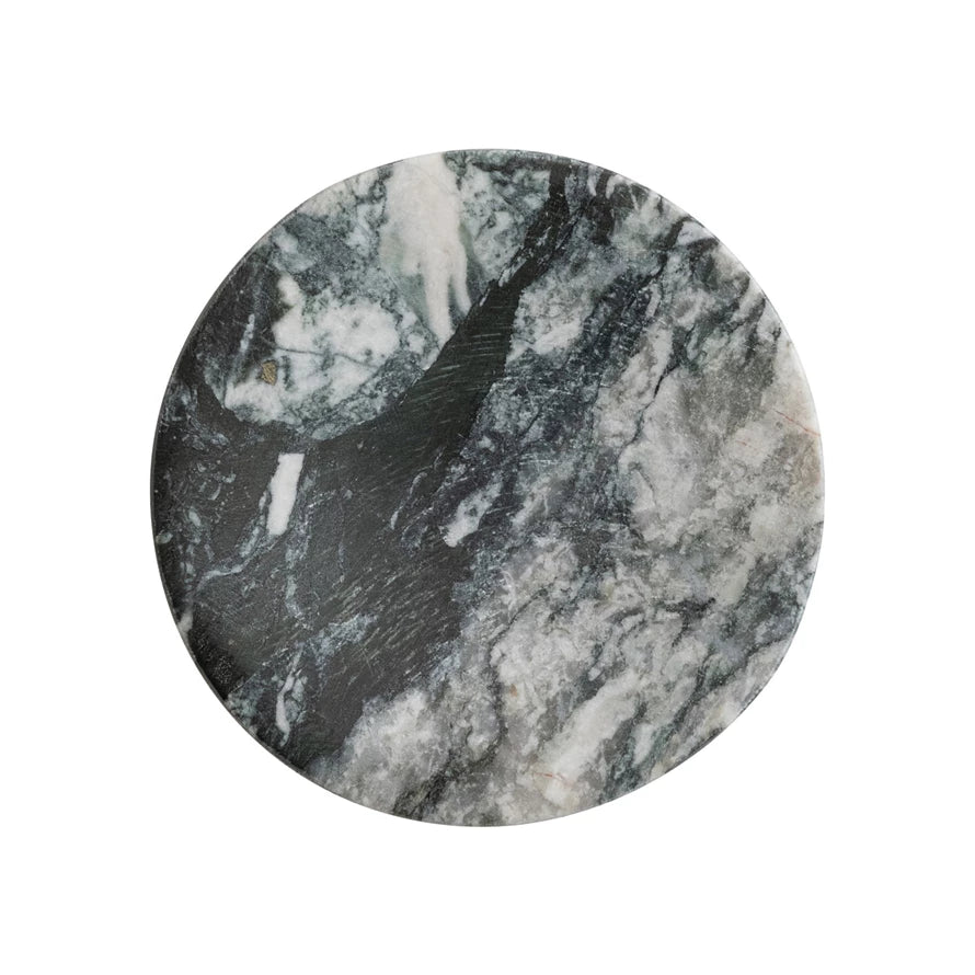 Round Marble Soap Dish