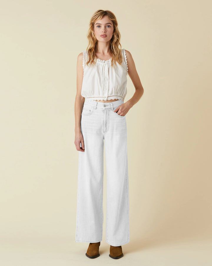 Le Jean - Juliette Wide Leg in White