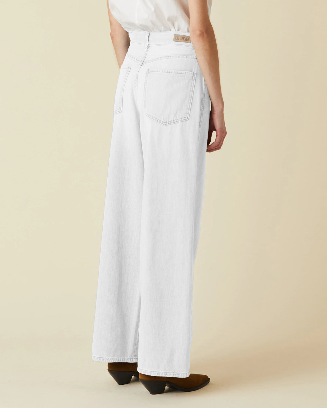 Le Jean - Juliette Wide Leg in White