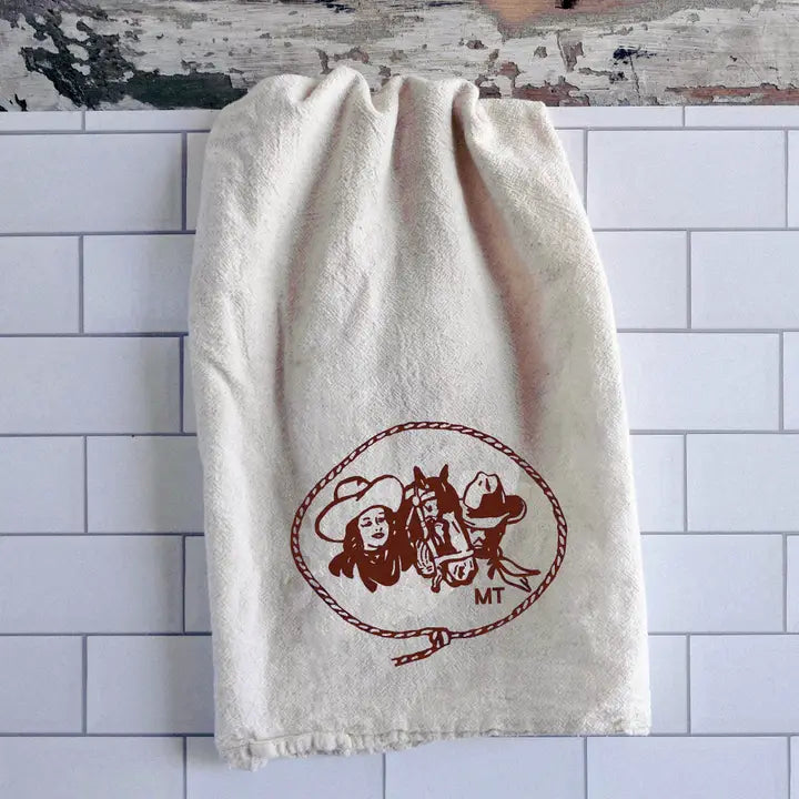 Intrigue Ink - Western MT Dish Towel