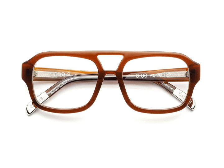 Caddis – Neta Reading Glasses in Gopher
