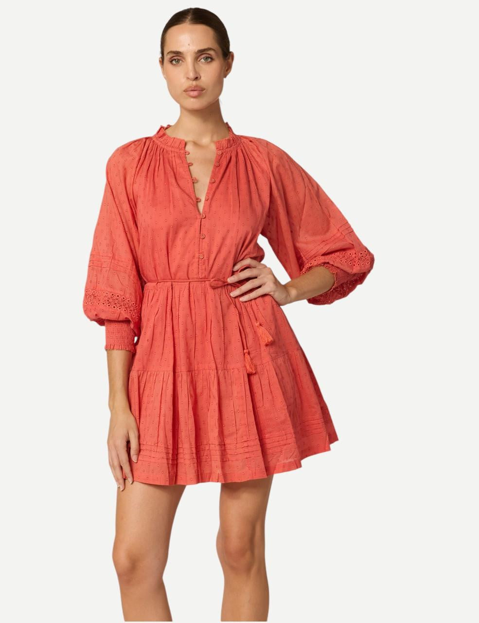Cleobella – Meadow Mini Dress in Dawn Pink