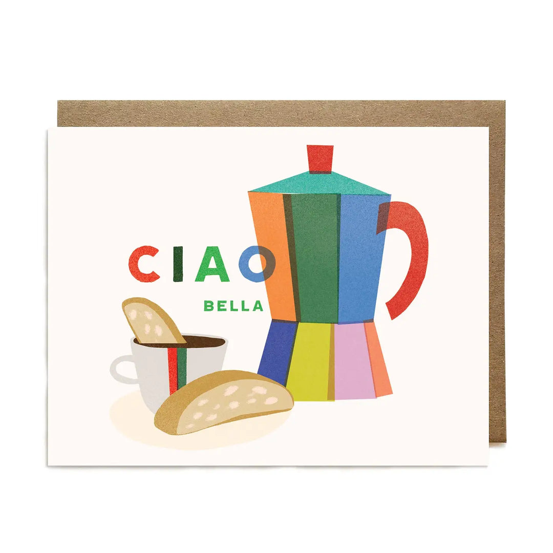 Ula Bloom - Ciao Bella Italian Breakfast Card