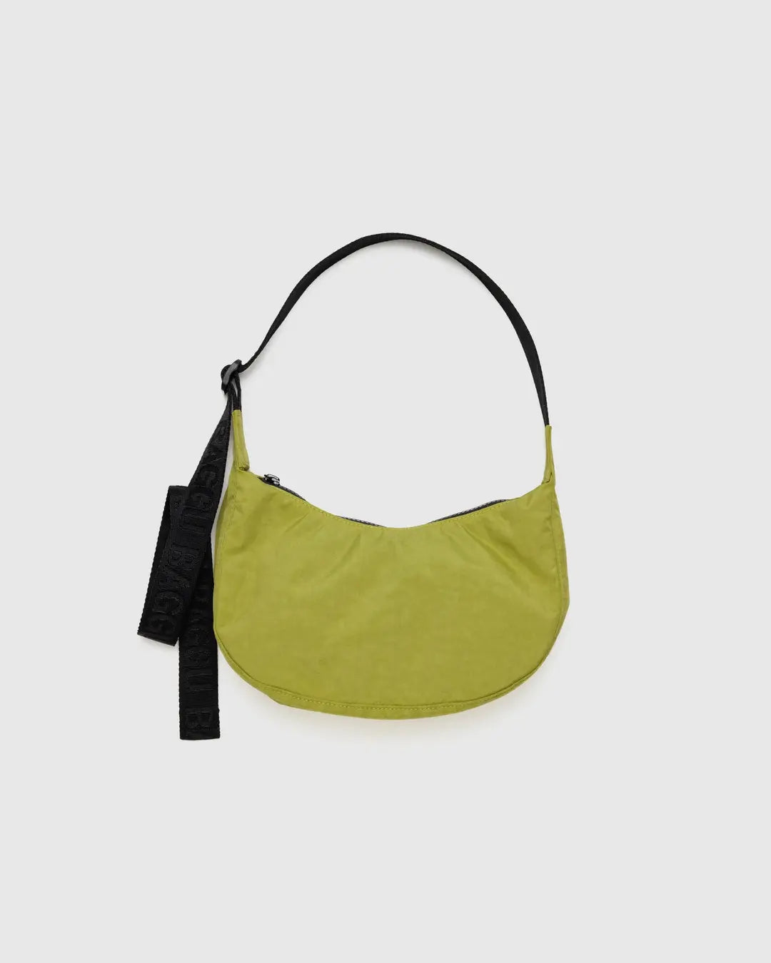 BAGGU - Small Nylon Crescent Bag in Lemongrass