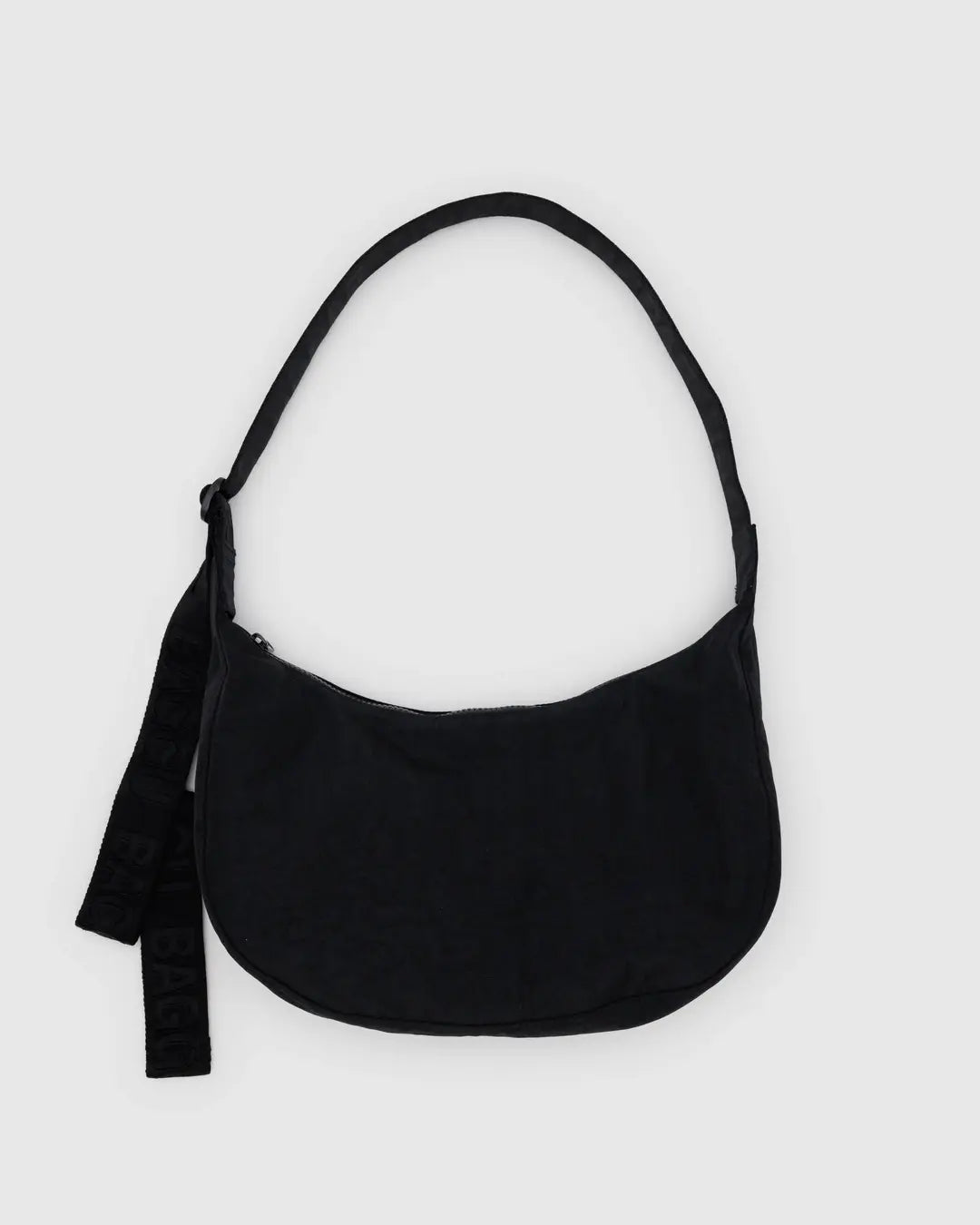 BAGGU - Medium Nylon Crescent Bag in Black