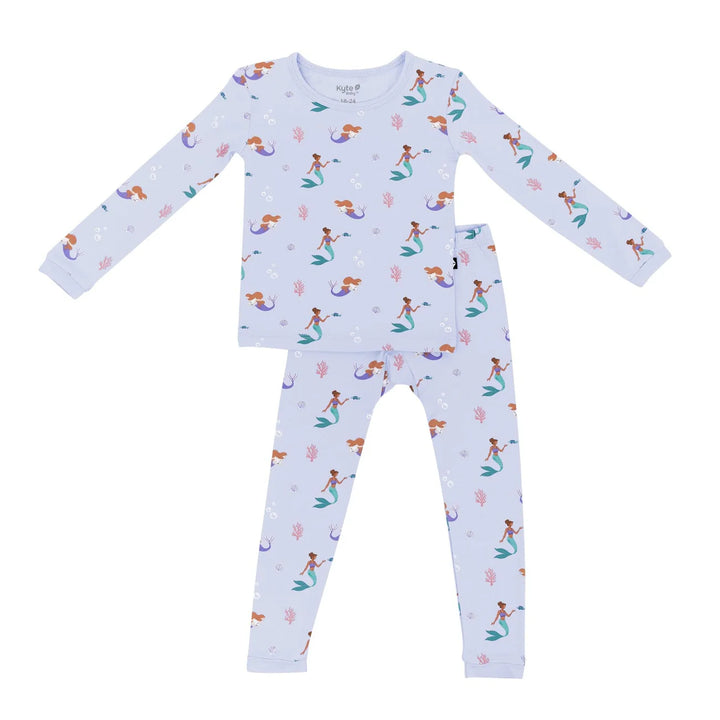 Kyte Baby - Long Sleeve Toddler Pajama Set in Mermaid