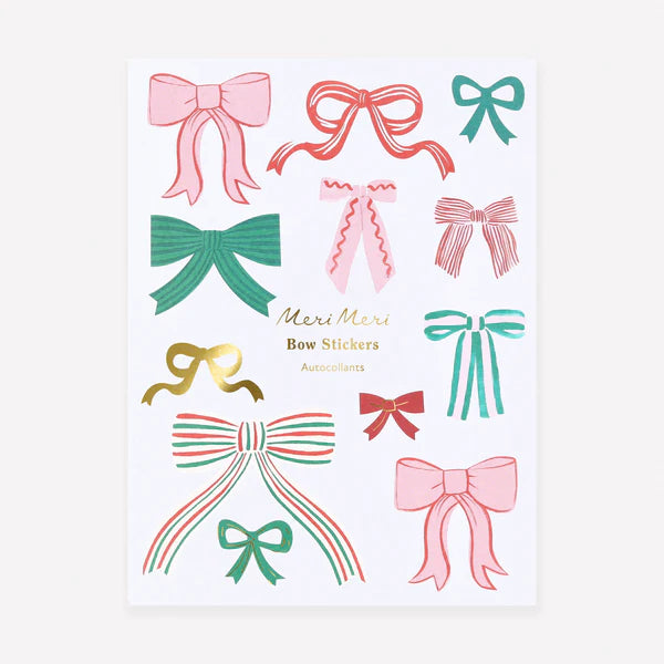 Meri Meri - Christmas Bow Stickers