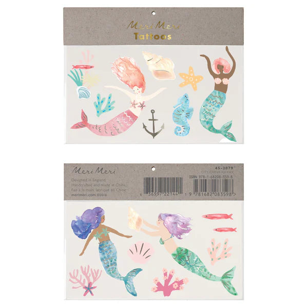 Meri Meri - Mermaid Temporary Tattoos