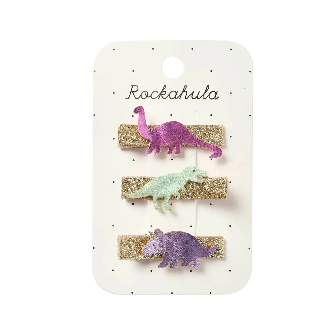 Rockahula Kids – Shimmer Dinosaur Bar Clips