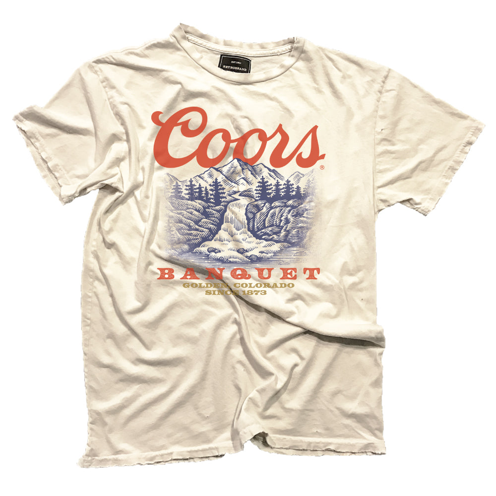 Retro Brand – Coors Banquet Tee in Antique White