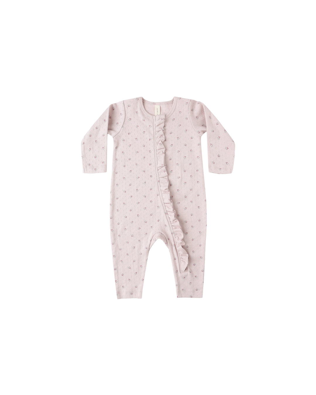 Quincy Mae – Ruffle Jumpsuit in Lilac Ditsy