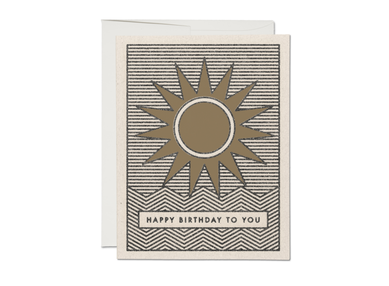 Red Cap Cards - Sunshine Birthday Card